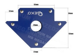 MAGNETIC ANGLE 22.5kg WELDING GUN