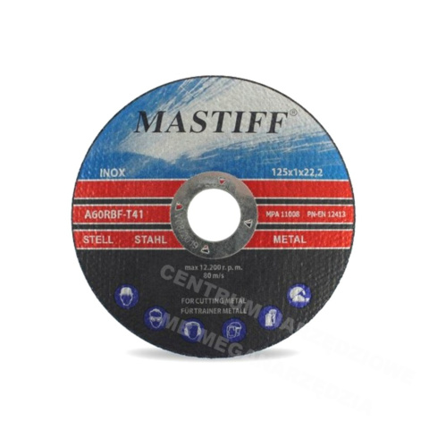 TARCZA DO METALU 125x1,0MM MASTIFF TARCZA DO METALU 125x1,0MM MASTIFF