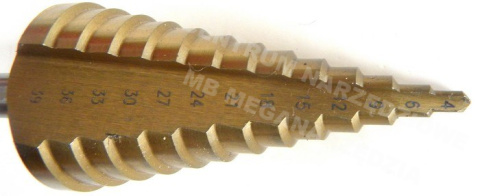 WIERTŁO STOŻKOWE 4-39mm HSS WIERTŁO STOŻKOWE 4-39mm HSS
