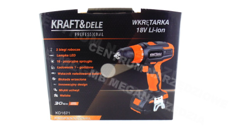 WIERTARKA WKRĘTARKA AKUMULATOROWA 18V LI-ION 2 AKU WIERTARKA WKRĘTARKA AKUMULATOROWA 18V LI-ION 2 AKU