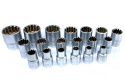 12 ANGLE SOCKETS 1/2 8-32mm SPLINE