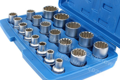 12 ANGLE SOCKETS 1/2 8-32mm SPLINE 12 ANGLE SOCKETS 1/2 8-32mm SPLINE