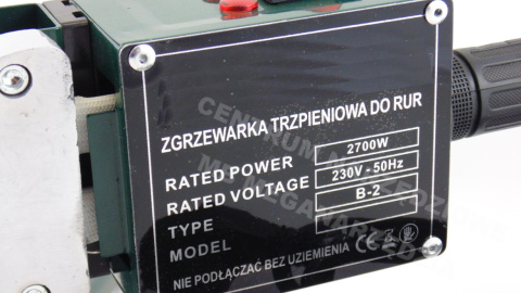Zgrzewarka zgrzewarki do rur 2700w matryce 16 - 63 Zgrzewarka zgrzewarki do rur 2700w matryce 16 - 63