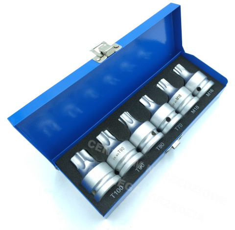 RF-305116 KPL. TRZPIENI 3/4 TORX I SPLINE 6elm RF-305116 KPL. TRZPIENI 3/4 TORX I SPLINE 6elm