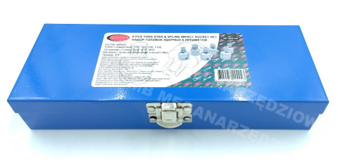 RF-305116 KPL. TRZPIENI 3/4 TORX I SPLINE 6elm RF-305116 KPL. TRZPIENI 3/4 TORX I SPLINE 6elm