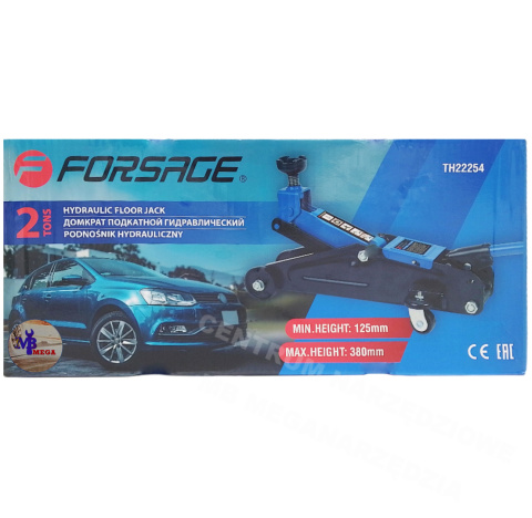 FORSAGE Podnośnik Żaba 2t 125-380mm F-TH22254 FORSAGE Podnośnik Żaba 2t 125-380mm F-TH22254