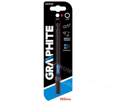 GRAPHITE Impact Bit Extension 150mm GRAPHITE Impact Bit Extension 150mm
