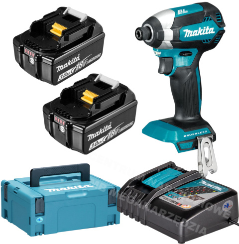 MAKITA ZAKRĘTARKA UDAROWA 18V 170Nm 2x3,0Ah LI-ION WALIZKA MAKPAC DTD153RFJ MAKITA