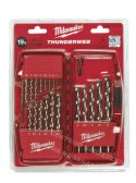 MILWAUKEE HSS-G Thunderweb metal drill bits set of 19 pieces 1-10mm