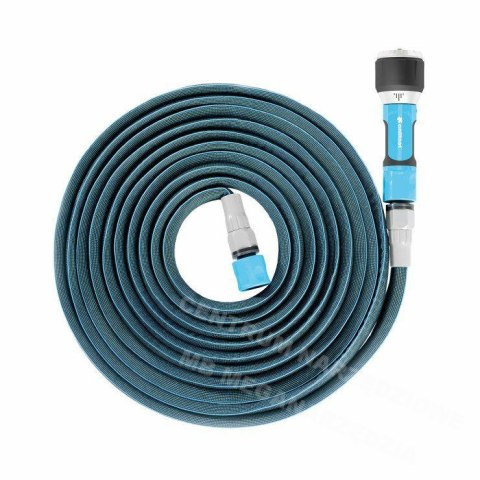 SET Tensile hose 7.5 - 15m zigzag with connectors + sprinkler