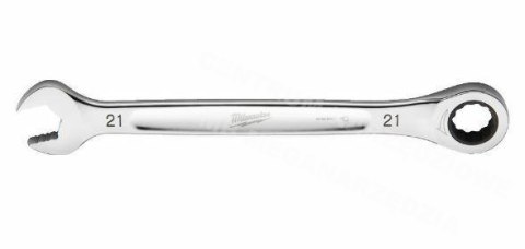 MILWAUKEE Klucz płasko-oczkowy z grzechotką 21mm maxbite MILWAUKEE Klucz płasko-oczkowy z grzechotką 21mm maxbite