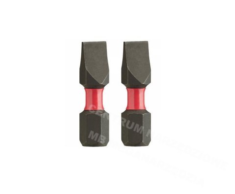 MILWAUKEE Flat tip SL0,6 x 4,5 x 25mm /2pcs. Shockwave IMPACT MILWAUKEE Flat tip SL0,6 x 4,5 x 25mm /2pcs. Shockwave IMPACT
