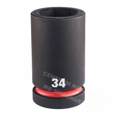 MILWAUKEE Nasadka udarowa 1" 34mm długa MILWAUKEE Nasadka udarowa 1" 34mm długa