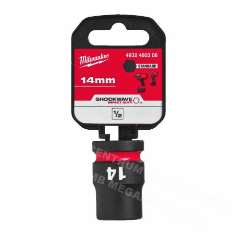 MILWAUKEE Impact socket 1/2" 14mm short MILWAUKEE Impact socket 1/2" 14mm short