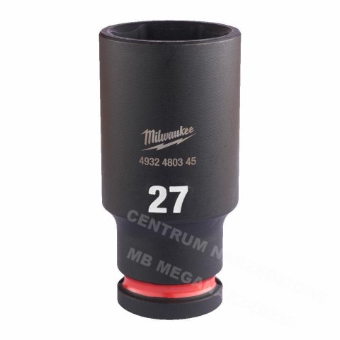 MILWAUKEE Impact socket 1/2" 27mm long MILWAUKEE Impact socket 1/2" 27mm long