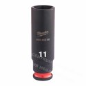 MILWAUKEE Nasadka udarowa długa 1/4" 11mm Shockwave