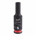 MILWAUKEE Nasadka udarowa długa 1/4" 5mm Shockwave