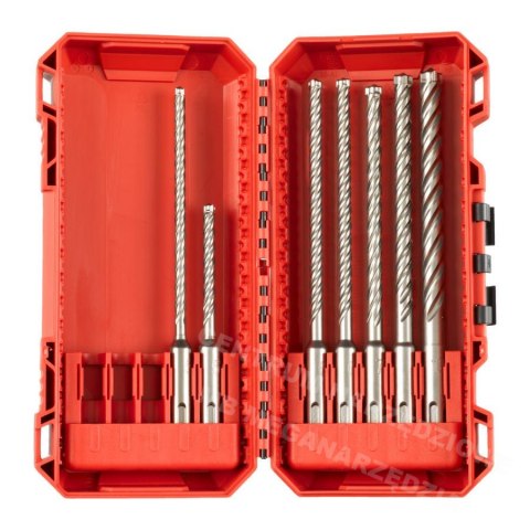 MILWAUKEE SDS Square Drill Bits 4-Edged 7 pcs. MILWAUKEE SDS Square Drill Bits 4-Edged 7 pcs.