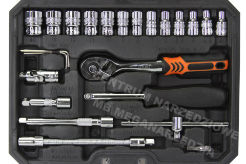 BJC Socket wrench set 46 pieces 1/4 BJC Socket wrench set 46 pieces 1/4