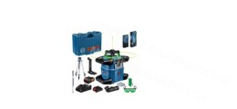 BOSCH Rotary laser GRL 650 CHVG green + LR 65 G receiver + RC 6 remote control + WM 6 holder + BT 170 HD tripod 1xPC4,0Ah case