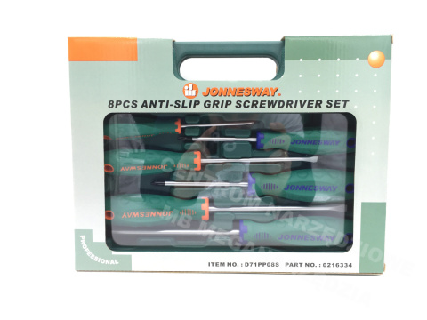 JONNESWAY D71PP08S Set of screwdrivers 8 pcs in a case JONNESWAY D71PP08S Set of screwdrivers 8 pcs in a case