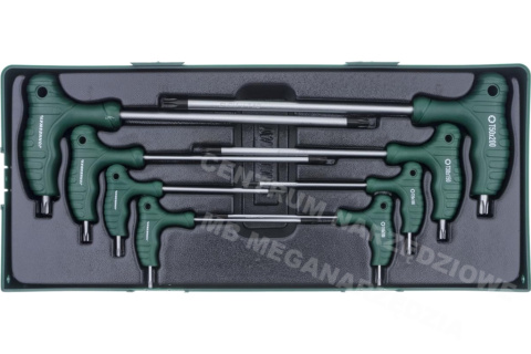 JONNESWAY Komplet kluczy TORX Wkładka do szafki JONNESWAY Komplet kluczy TORX Wkładka do szafki