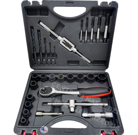 MAR-POL Extractors for broken screws 28 pieces case MAR-POL Extractors for broken screws 28 pieces case