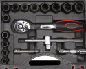 MAR-POL Extractors for broken screws 28 pieces case