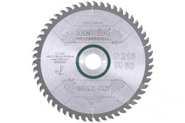 METABO Circular Saw Blade HW/CT 216x30x60z Multi Cut Professional