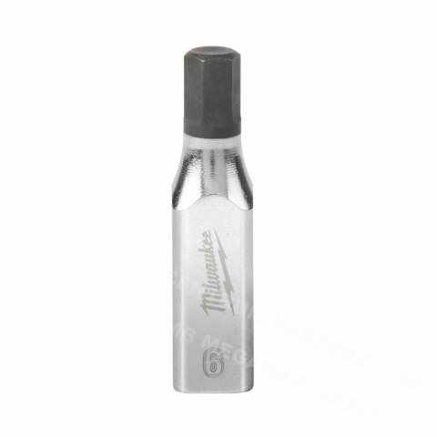 MILWAUKEE Nasadka 1/4 z końcówką imbus 6mm MILWAUKEE Nasadka 1/4 z końcówką imbus 6mm