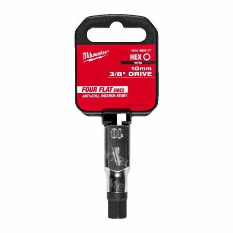 MILWAUKEE Nasadka 3/8 z końcówką imbus 10mm MILWAUKEE Nasadka 3/8 z końcówką imbus 10mm