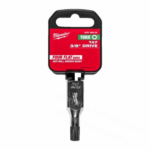 MILWAUKEE Nasadka 3/8 z końcówką torx T47 MILWAUKEE Nasadka 3/8 z końcówką torx T47