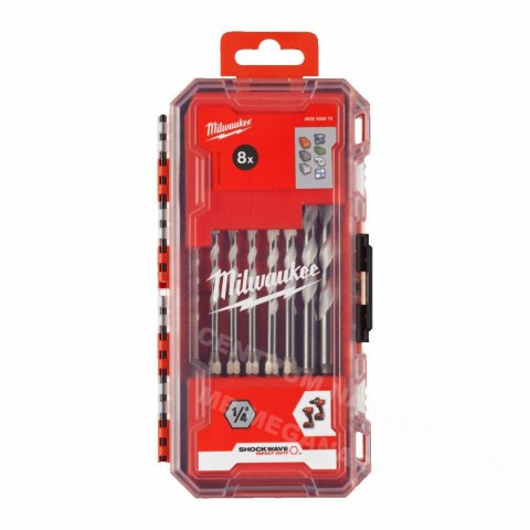 MILWAUKEE Universal drill bits set 8pcs.