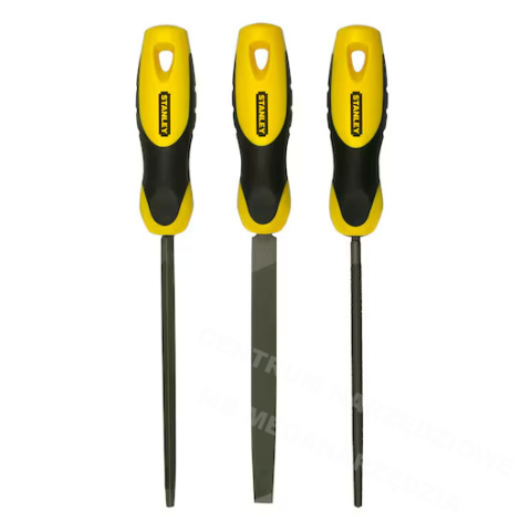 STANLEY Zestaw pilników 150mm 3szt. pilnik zdzierak STANLEY Zestaw pilników 150mm 3szt. pilnik zdzierak