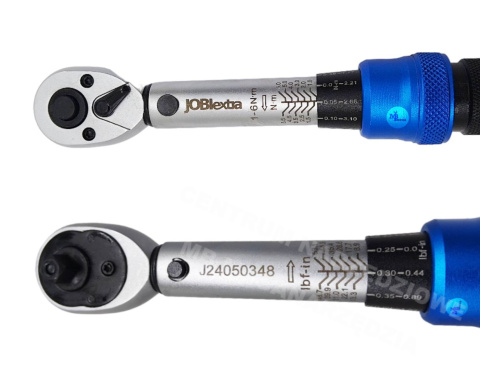 JOBI Torque wrench 1/4" 1-6Nm two-way JOBI Torque wrench 1/4" 1-6Nm two-way