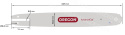 OREGON Zestaw COMBO Prowadnica 160SXEA074 + 2x Łańcuch 40 cm 3/8' 1,3mm