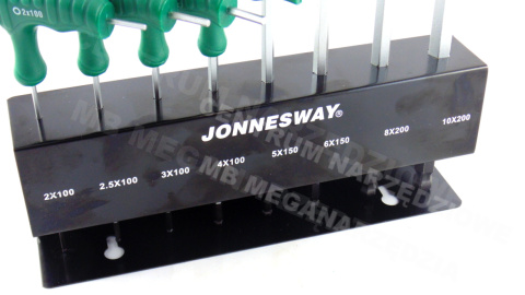 JONNESWAY HEX Allen keys 8 pcs. with ball, hanger (2-10) H10MB08S JONNESWAY HEX Allen keys 8 pcs. with ball, hanger (2-10) H10MB08S