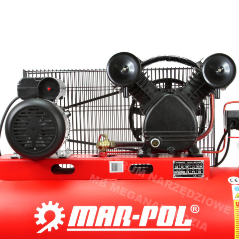 MAR-POL Oil compressor 100L V2 two-piston MAR-POL Oil compressor 100L V2 two-piston