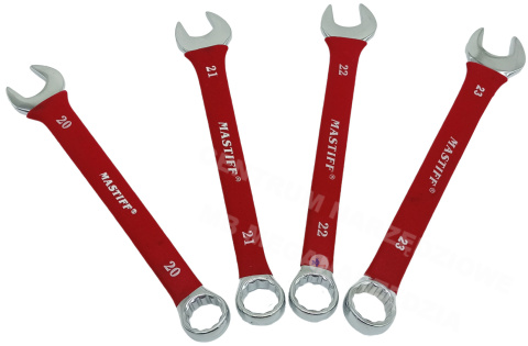 Zestaw kluczy 6-32 mm z gumowaną rękojeścią Zestaw kluczy 6-32 mm z gumowaną rękojeścią
