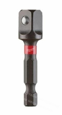 MILWAUKEE 1/4 HEX Impact Socket Adapter with 3/8 Square 4932478054