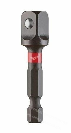 MILWAUKEE 1/4 HEX Impact Socket Adapter with 3/8 Square 4932478054