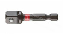 MILWAUKEE 1/4 HEX Impact Socket Adapter with 3/8 Square 4932478054
