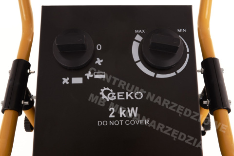 GEKO Nagrzewnica elektryczna przemysłowa 2KW farelka GEKO Nagrzewnica elektryczna przemysłowa 2KW farelka