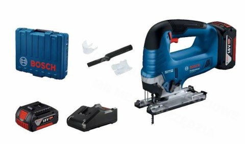 BOSCH Wyrzynarka GST 185-LI 2x4,0Ah UCHWYT "B" Walizka