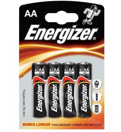 ENERGIZER Bateria alkaiczna LR-06 BASE TYP AA 1,5V, blister 4szt. ENERGIZER Bateria alkaiczna LR-06 BASE TYP AA 1,5V, blister 4szt.