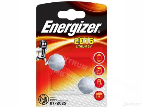 ENERGIZER CR-2016 Battery - 2pcs. ENERGIZER CR-2016 Battery - 2pcs.