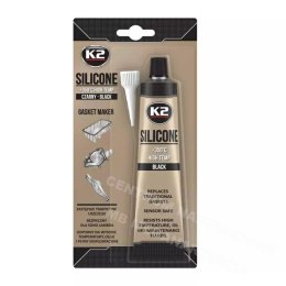 K2 Silikon czarny 85g
