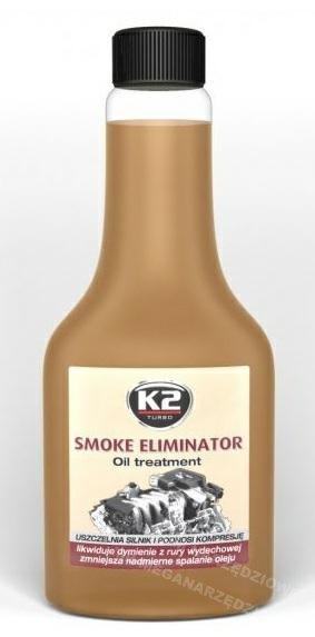 K2 Seals the engine and increases the compression smoke eliminator 355ml K2 Seals the engine and increases the compression smoke eliminator 355ml