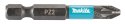 MAKITA Screwdriver bit PZ2-50mm /10pcs. Impact Black
