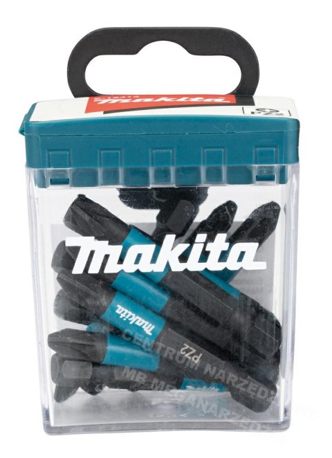 MAKITA Screwdriver bit PZ2-50mm /10pcs. Impact Black MAKITA Screwdriver bit PZ2-50mm /10pcs. Impact Black